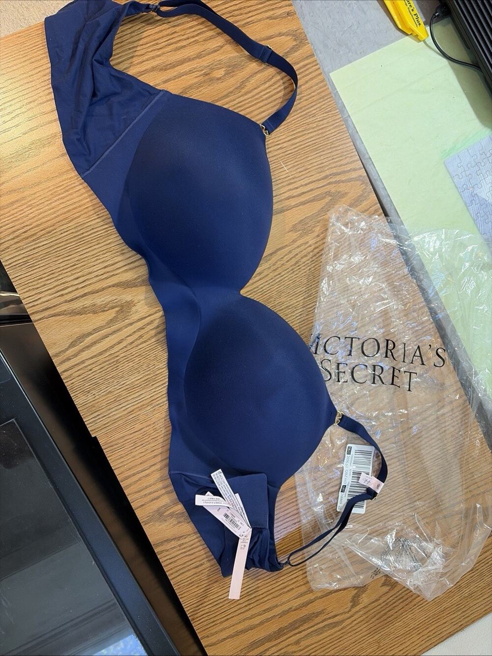 Victoria's Secret Smooth Slate Blue 44D Love Cloud Push Up Wireless Bra